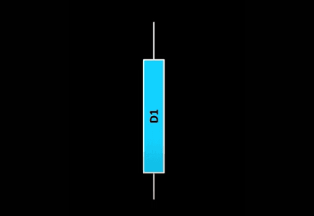 one candlestick